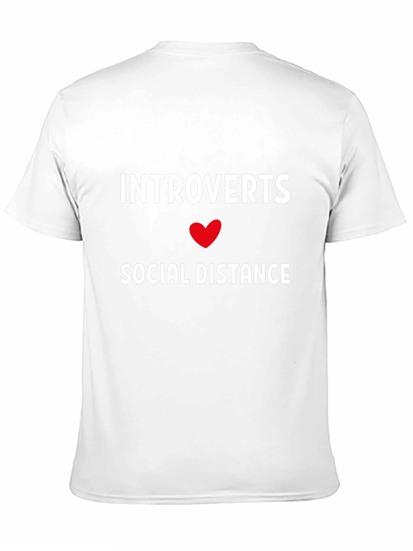 Introverts Social Distance Graphic Tee