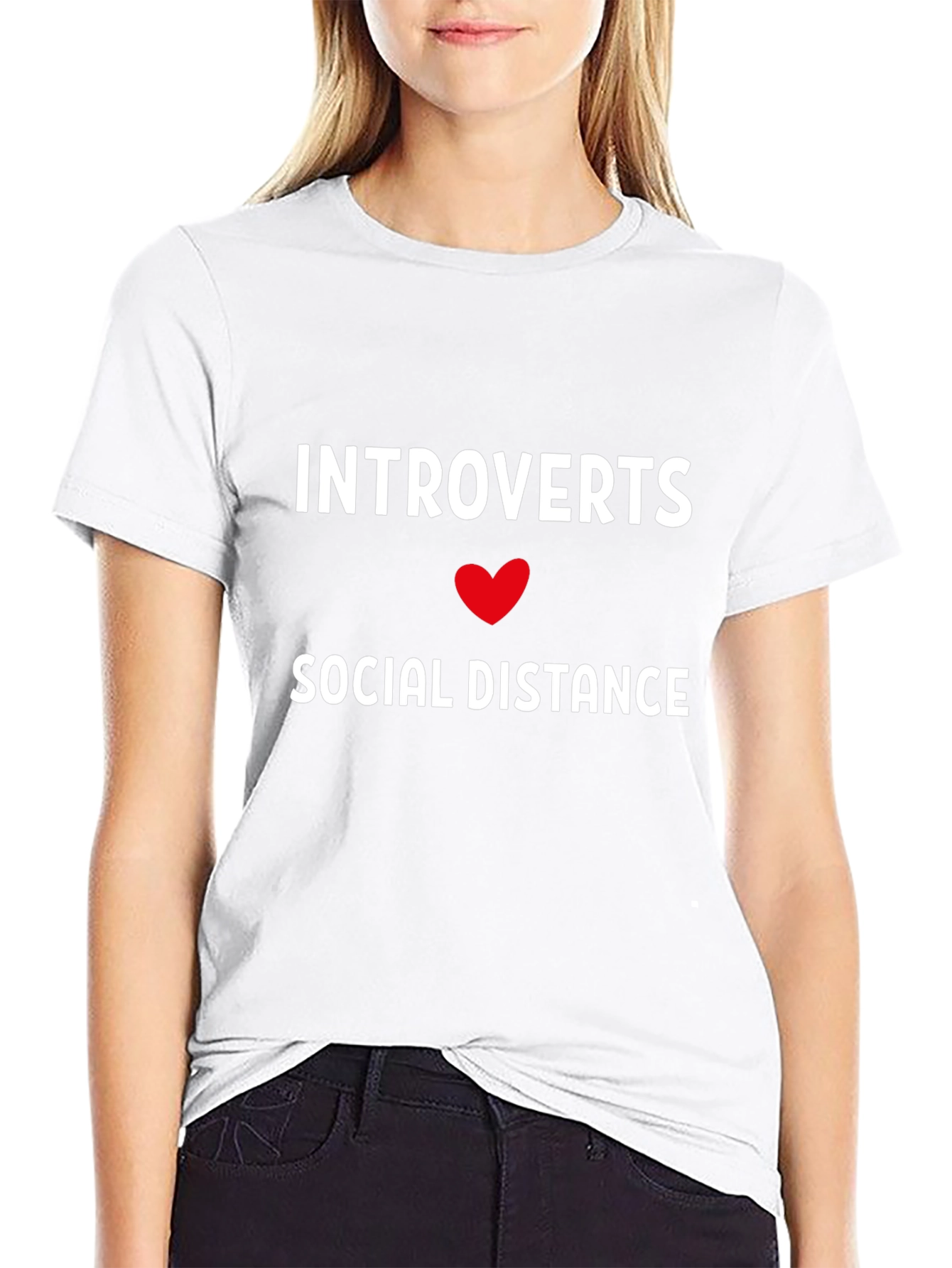 Introverts Social Distance Graphic Tee