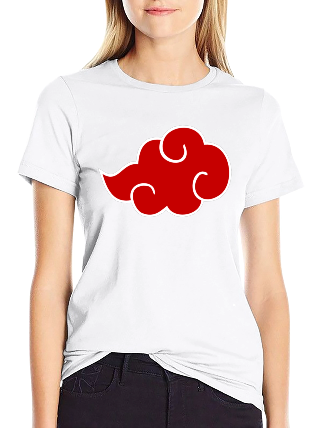 Akatsuki Cloud Anime T-Shirt - Classic Crew Neck Tee