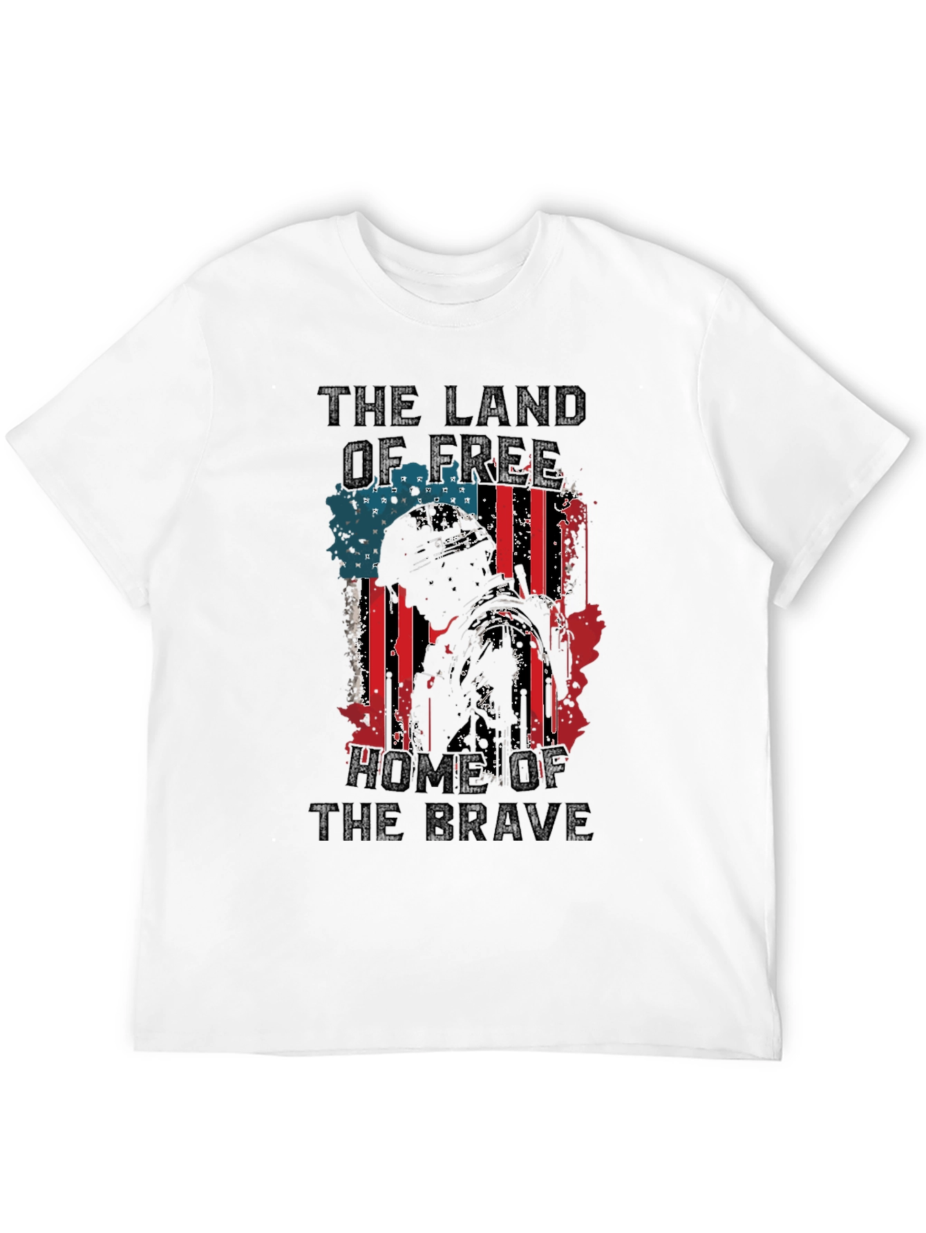 Patriotic USA Flag Graphic Print T-Shirt