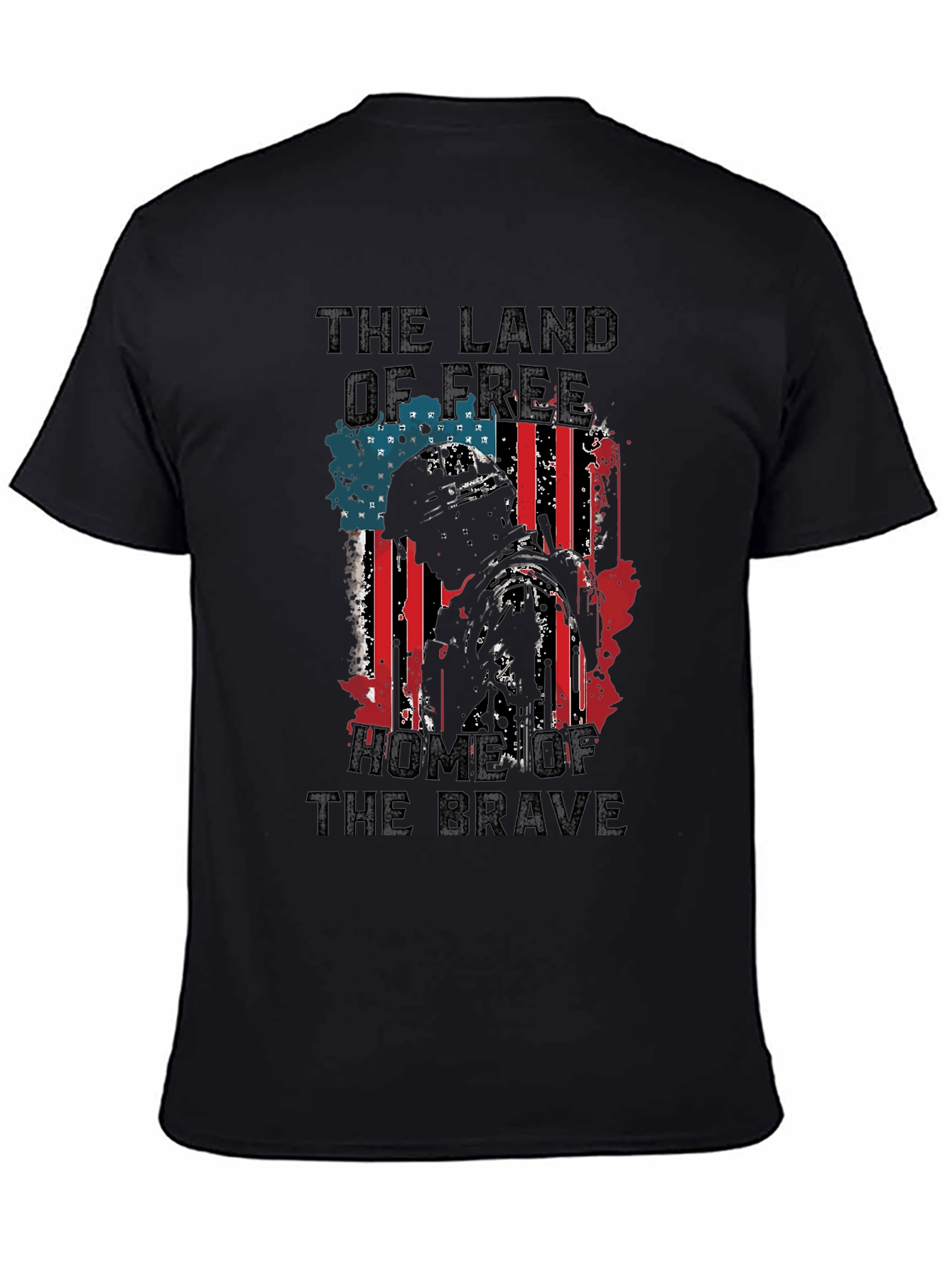 Patriotic USA Flag Graphic Print T-Shirt