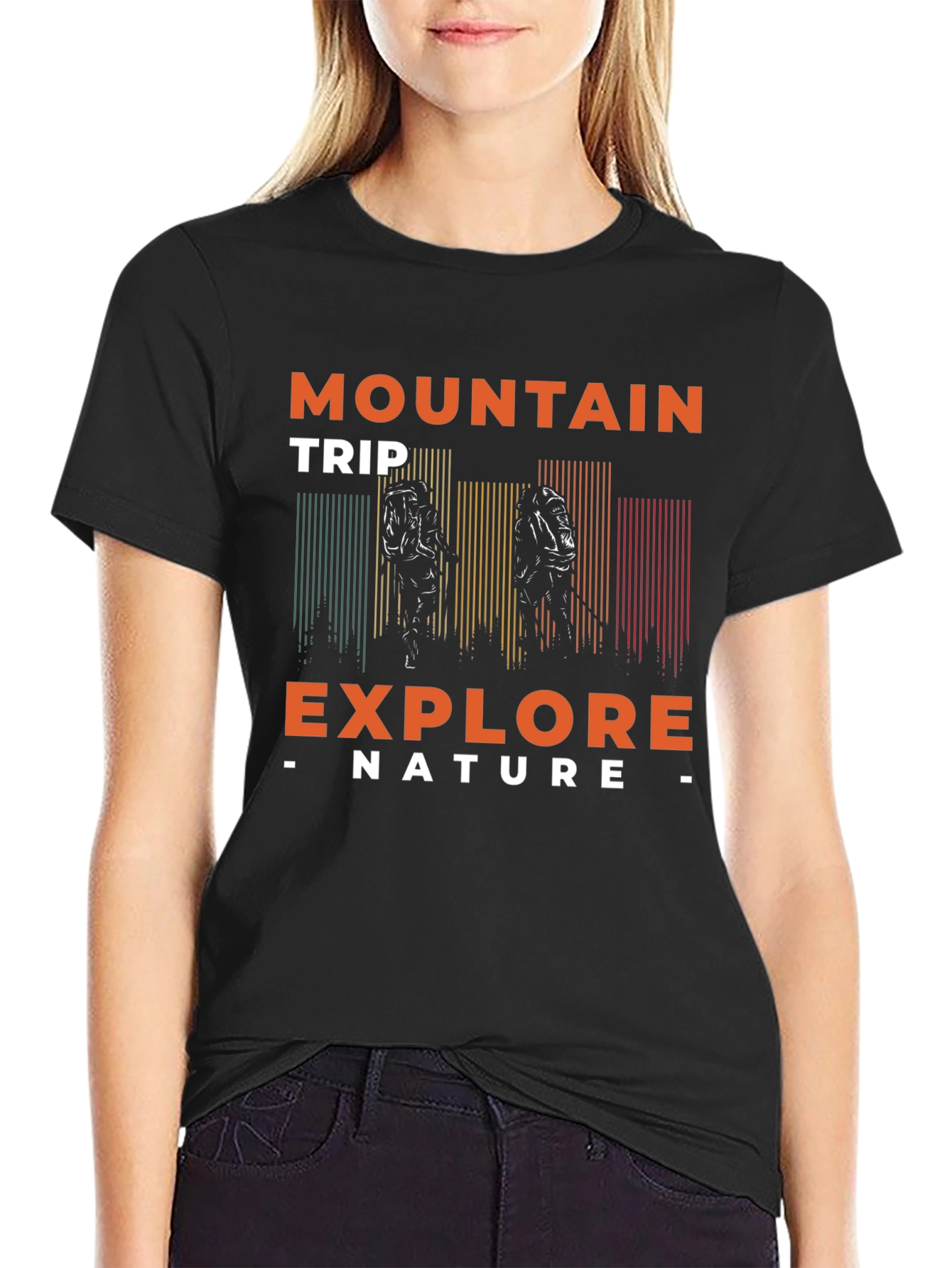 Mountain Trip Explore Nature Graphic Tee