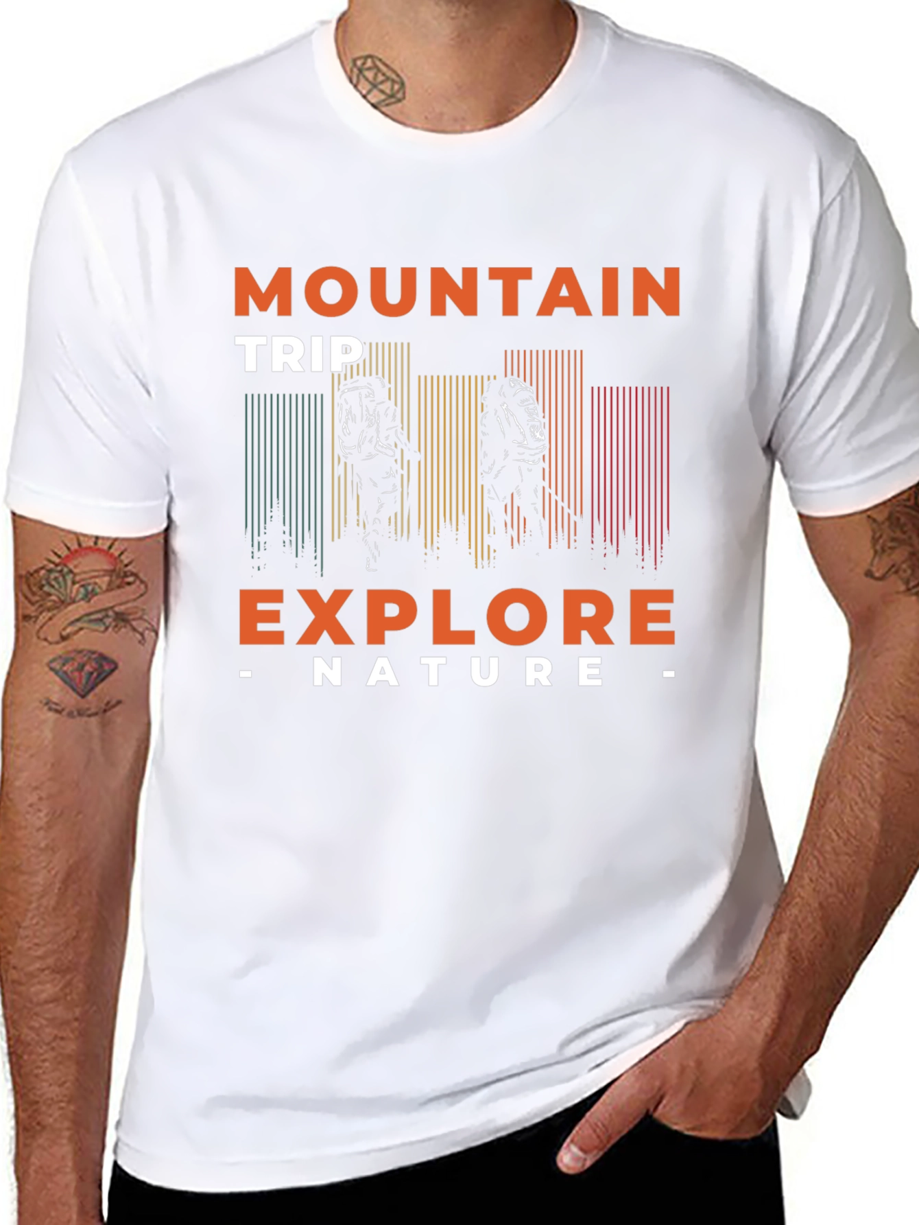 Mountain Trip Explore Nature Graphic Tee