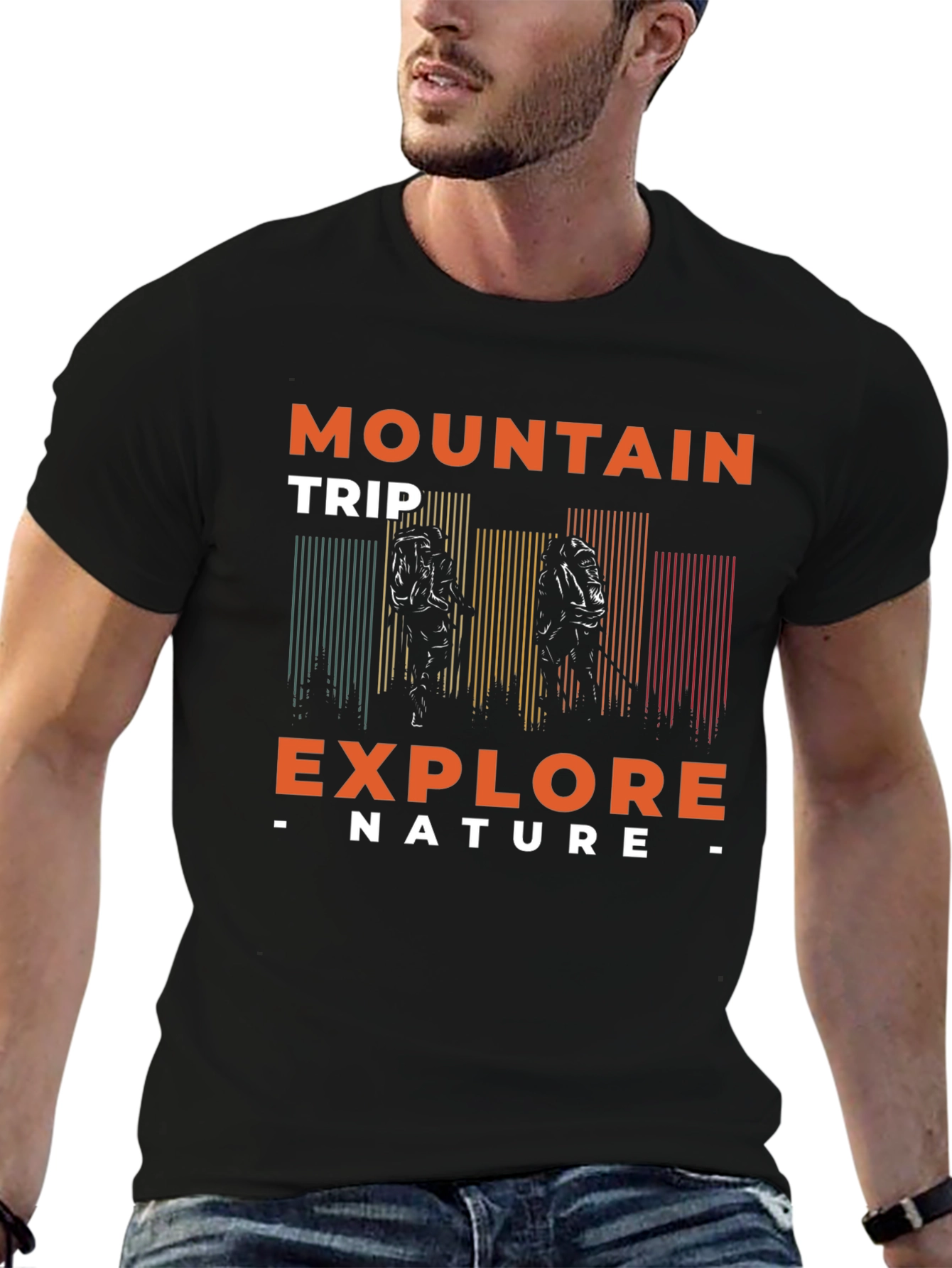 Mountain Trip Explore Nature Graphic Tee