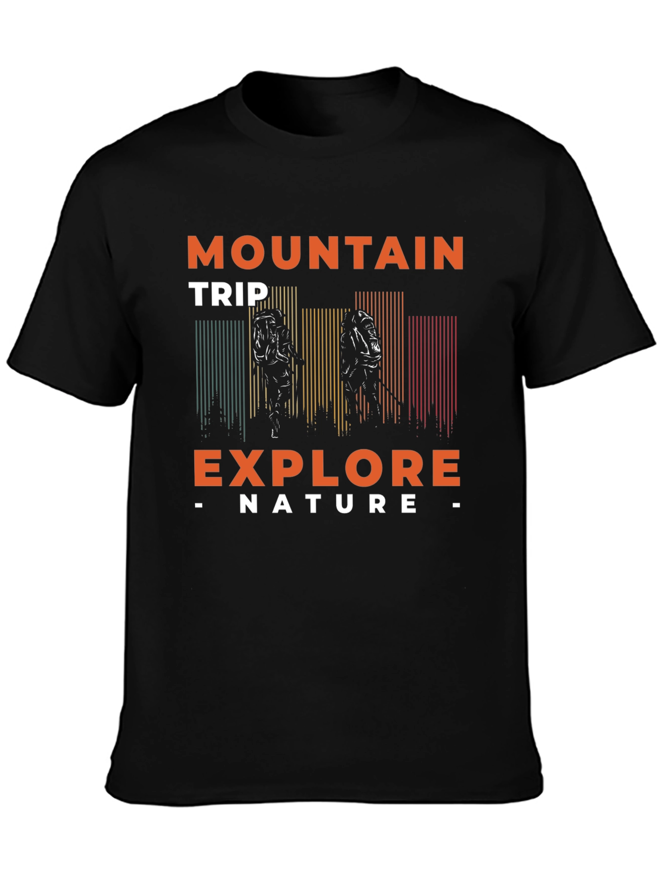 Mountain Trip Explore Nature Graphic Tee