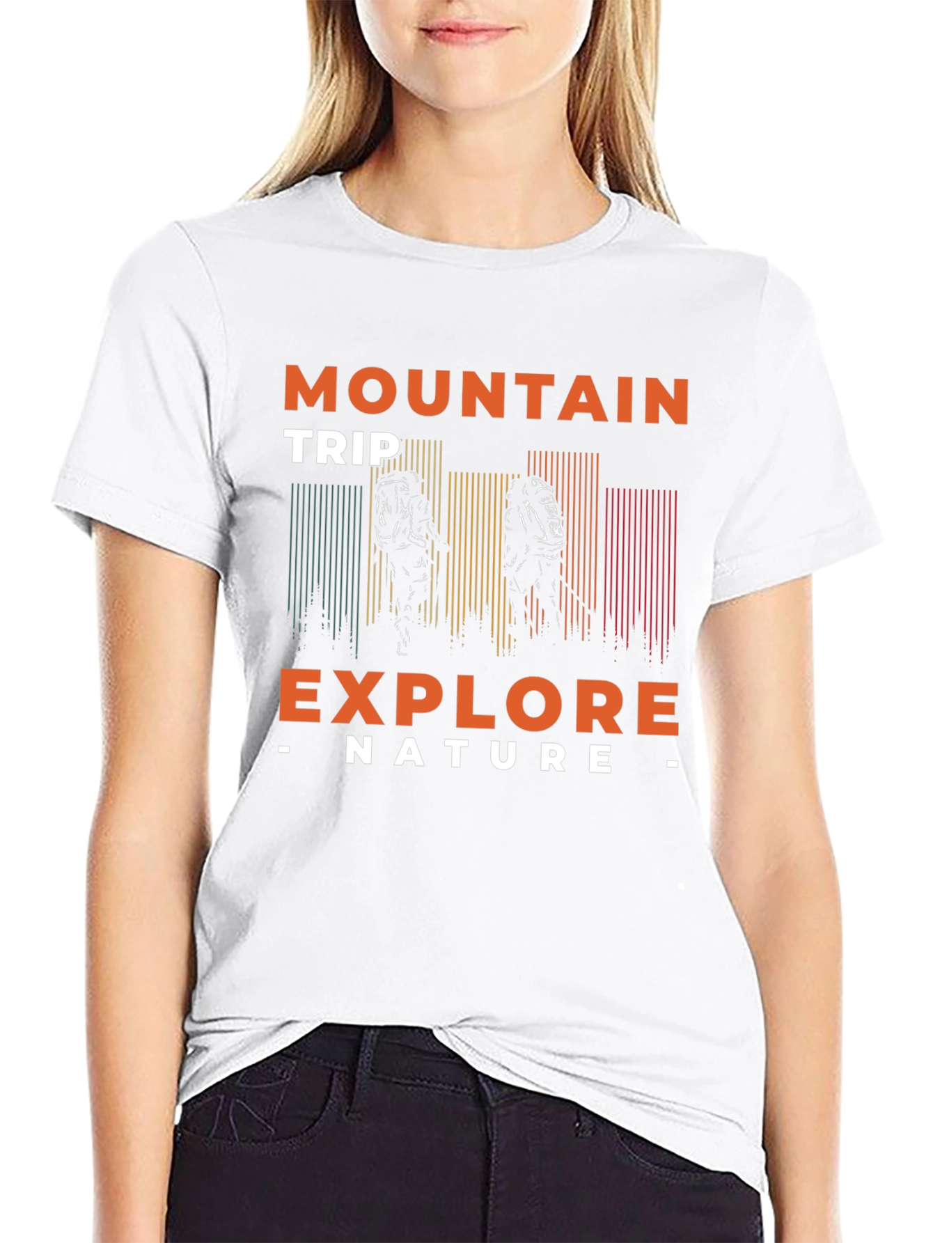 Mountain Trip Explore Nature Graphic Tee