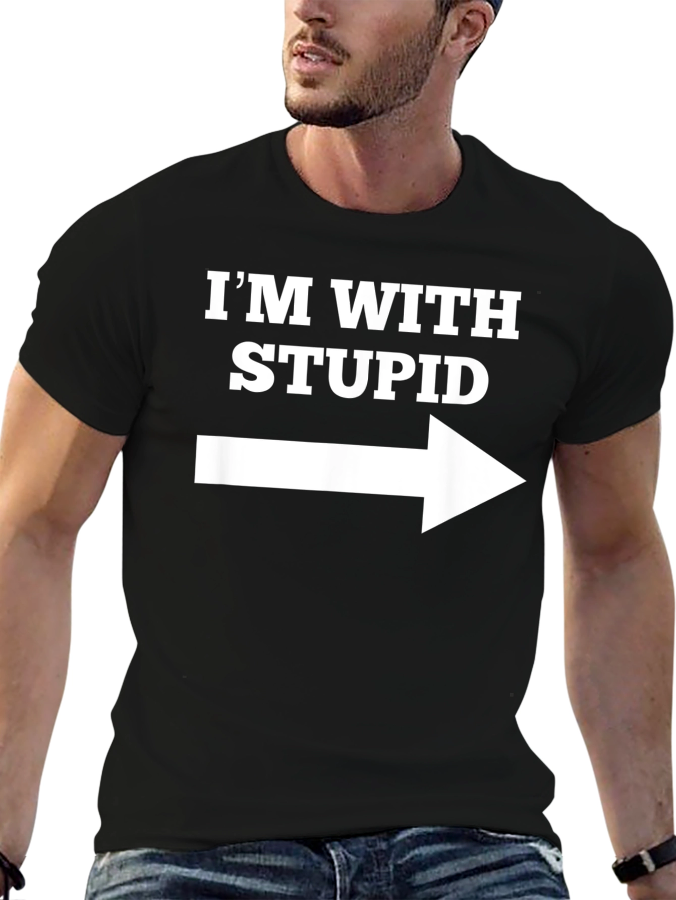 Im With Stupid T-Shirt