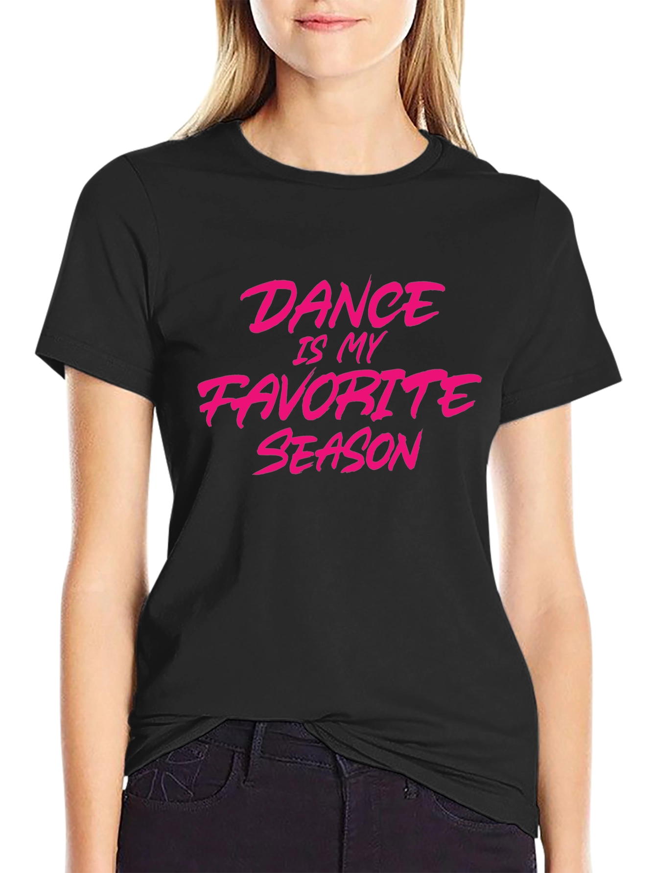 Dance Is My Favorite Season Black T-Shirt