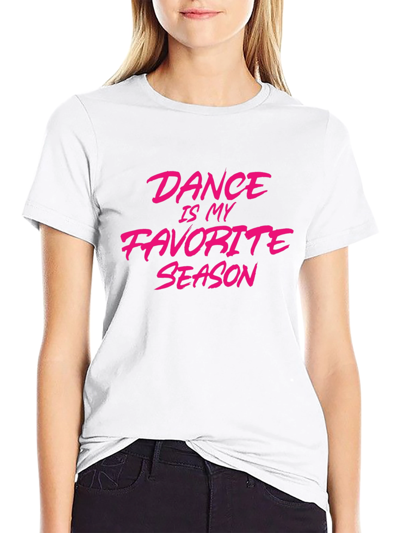 Dance Is My Favorite Season Black T-Shirt
