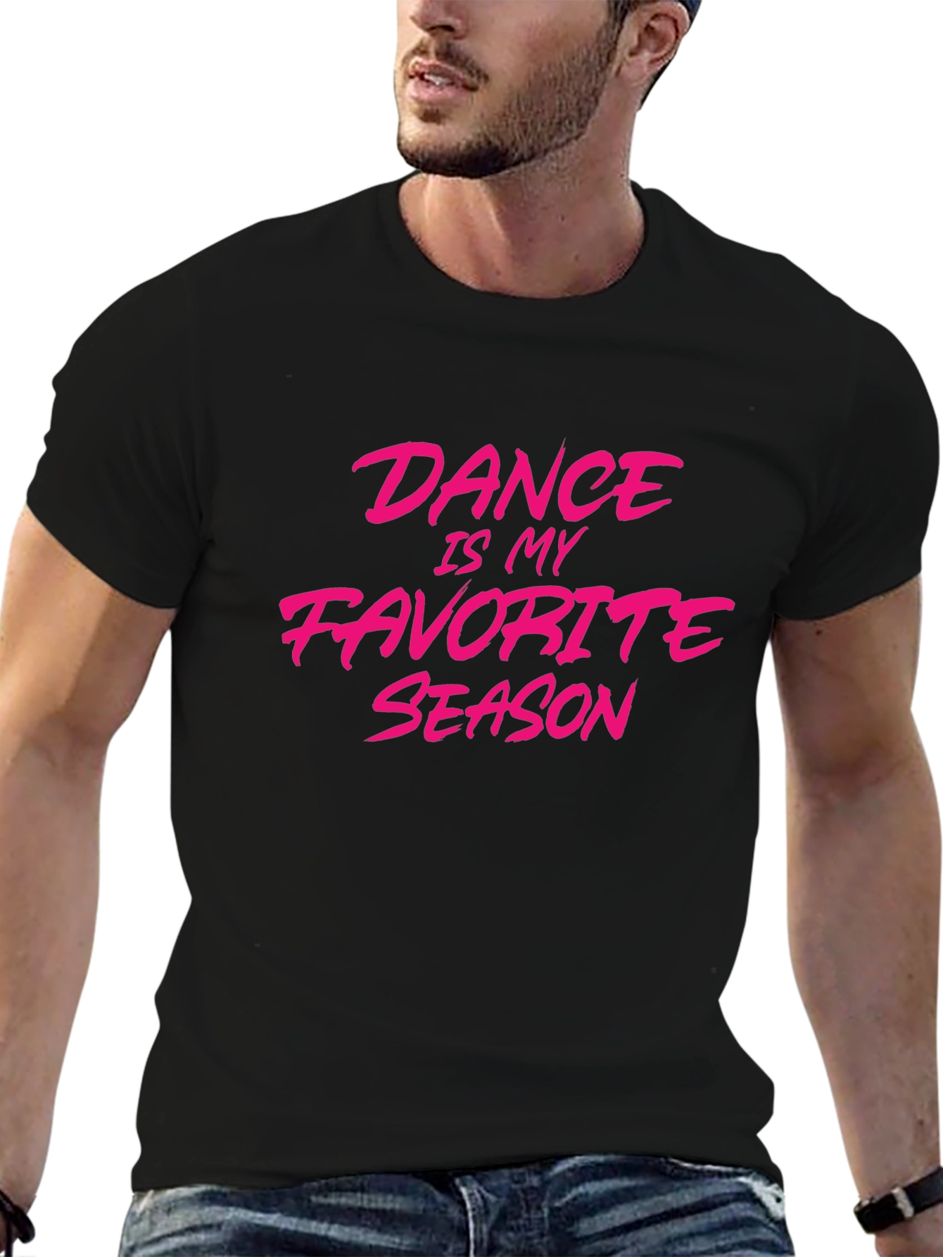 Dance Is My Favorite Season Black T-Shirt