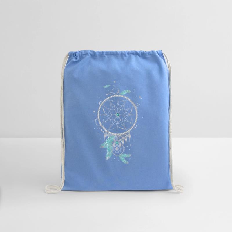 filigree ethno dream catcher made of silver colors