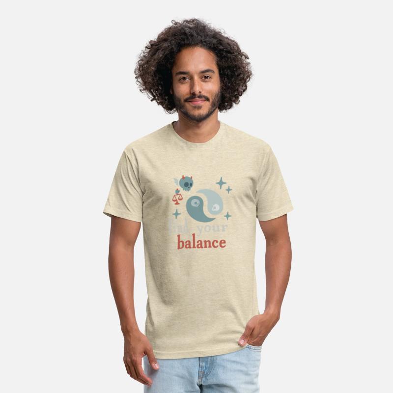 "Find Your Balance" Yin Yang Skull Graphic Tee