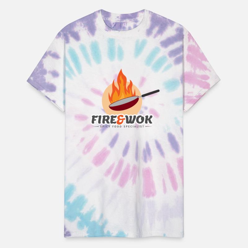 Fire And wok spicy food Specialist for T shirt