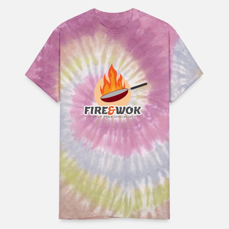Fire And wok spicy food Specialist for T shirt