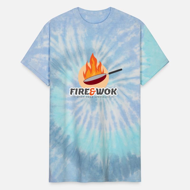 Fire And wok spicy food Specialist for T shirt