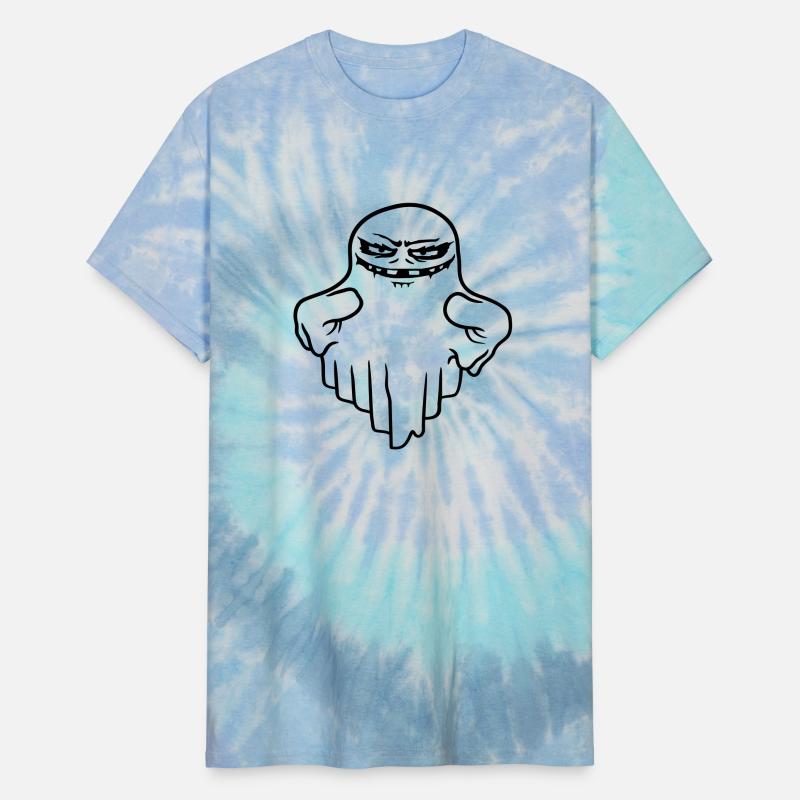 Floating monster ghost cartoon