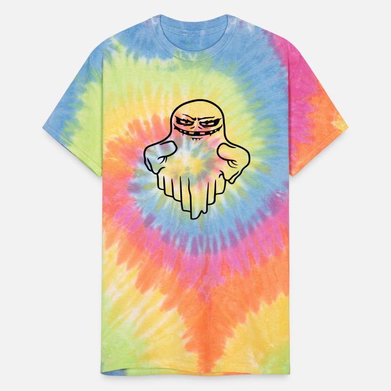 Floating monster ghost cartoon