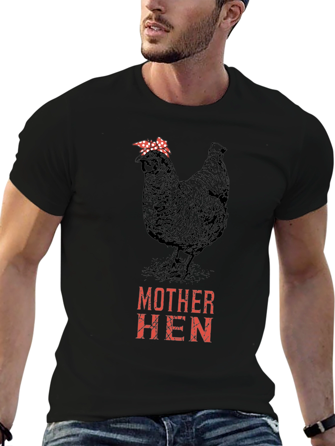 Mother Hen T-Shirt - Novelty Chicken Tee