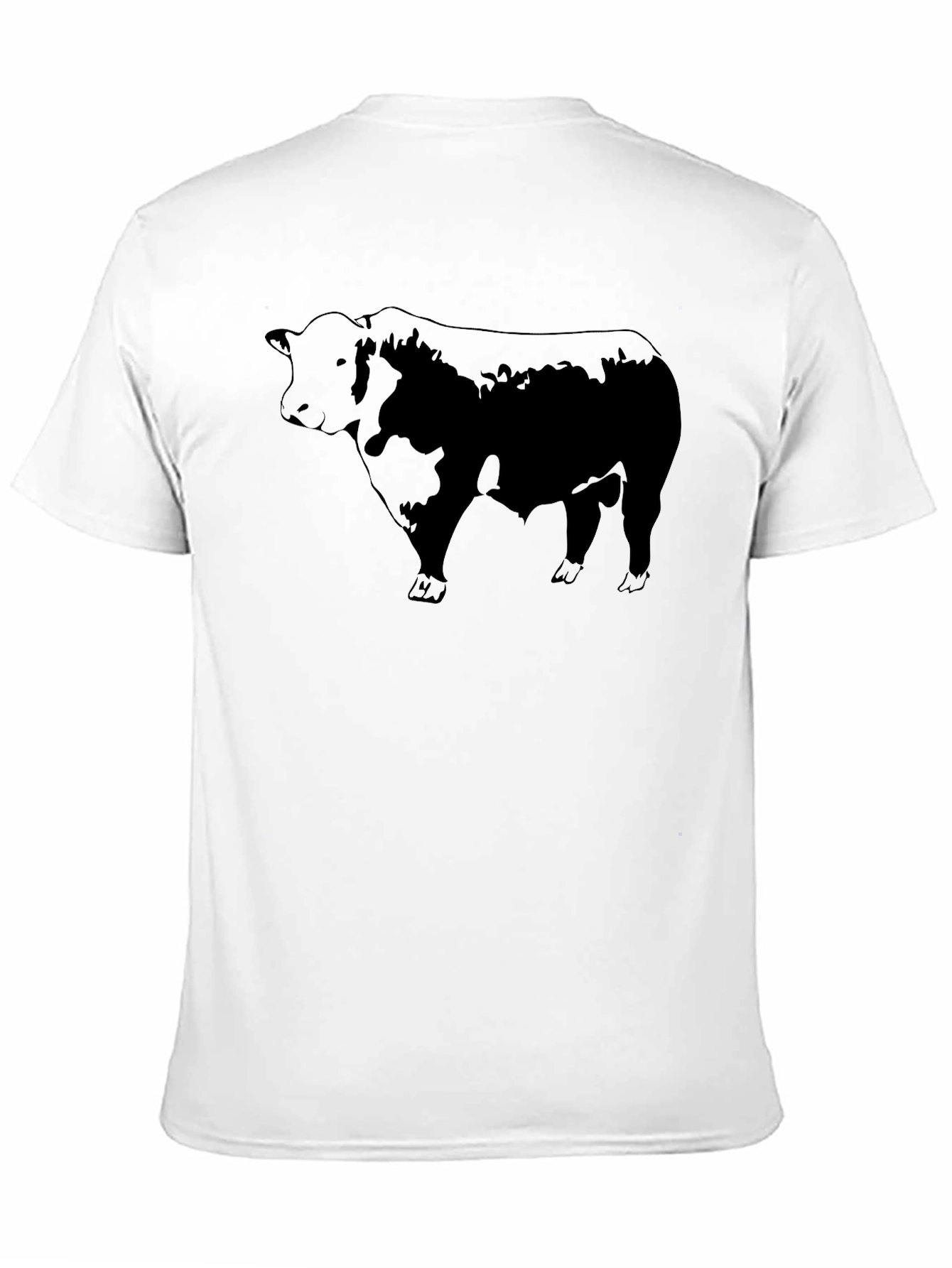 Black Bull Graphic Tee - Mens Crew Neck T-Shirt