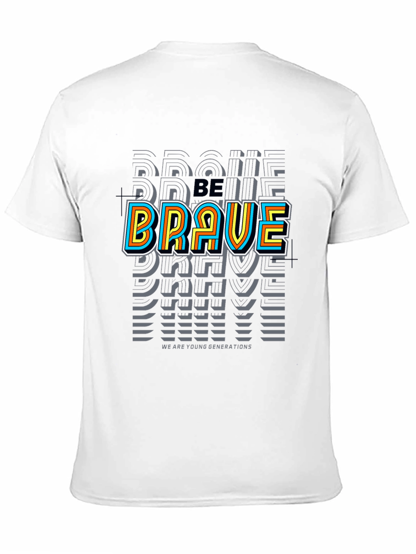 Be Brave Graphic Tee - Black