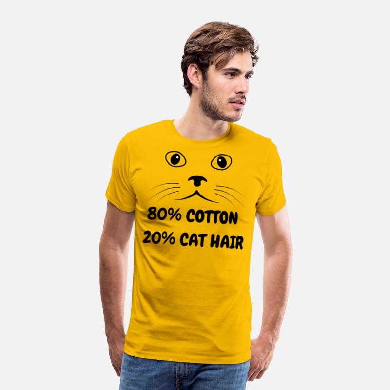 Funny 80% Cotton 20% Cat Hair