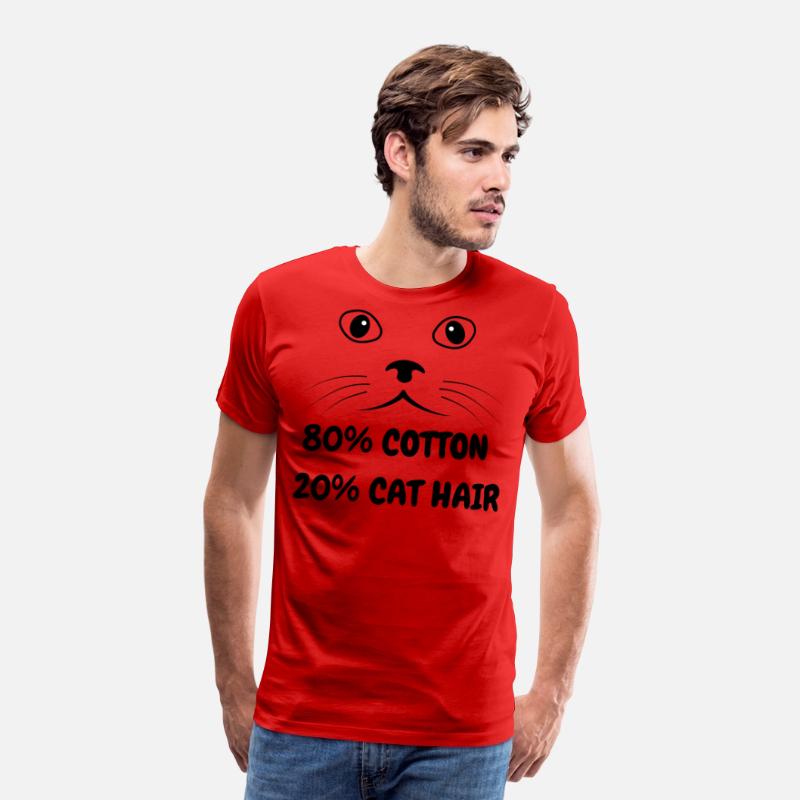 Funny 80% Cotton 20% Cat Hair