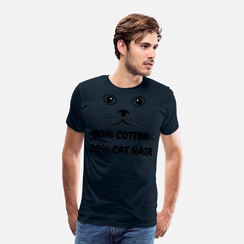 Funny 80% Cotton 20% Cat Hair