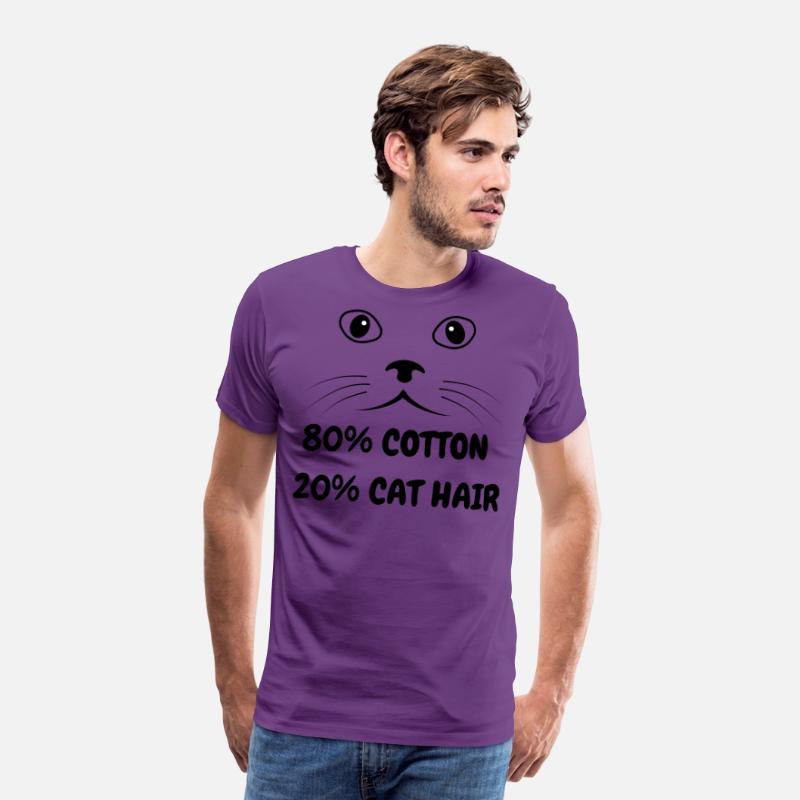Funny 80% Cotton 20% Cat Hair