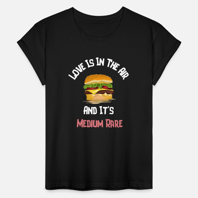 Funny Cheese Burger Design - Love Is In The Air