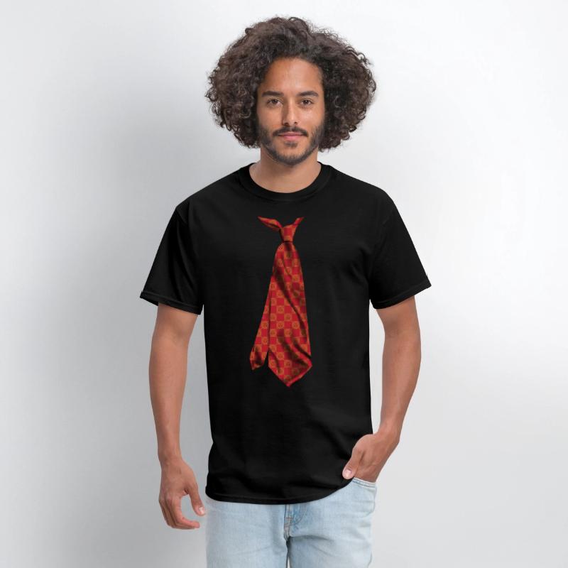 funny colorful printed necktie muladhara chakra
