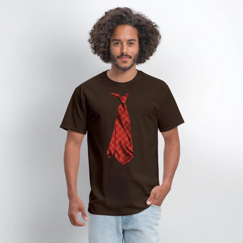 funny colorful printed necktie muladhara chakra