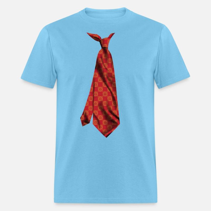 funny colorful printed necktie muladhara chakra