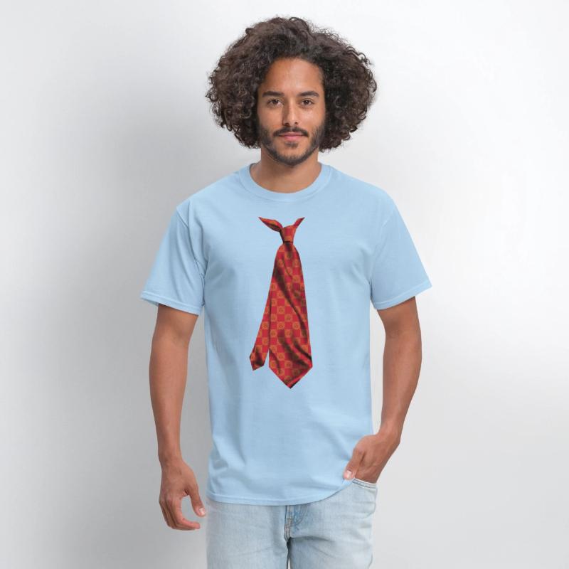funny colorful printed necktie muladhara chakra