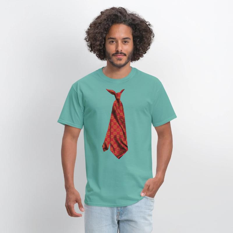 funny colorful printed necktie muladhara chakra