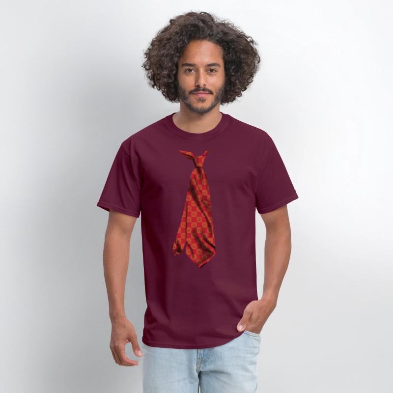 funny colorful printed necktie muladhara chakra