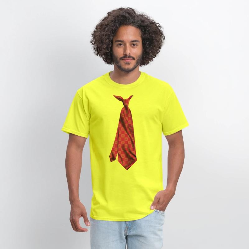 funny colorful printed necktie muladhara chakra