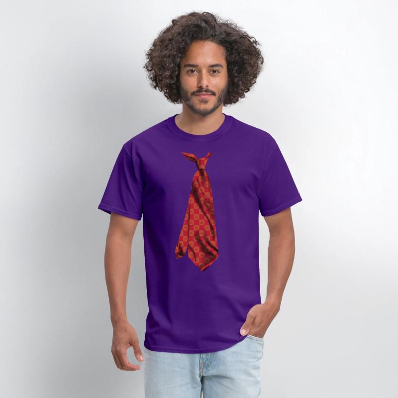 funny colorful printed necktie muladhara chakra
