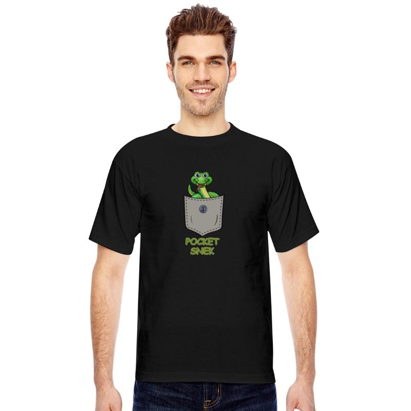 Funny Cute Snake in Pocket Reptile t-shirt