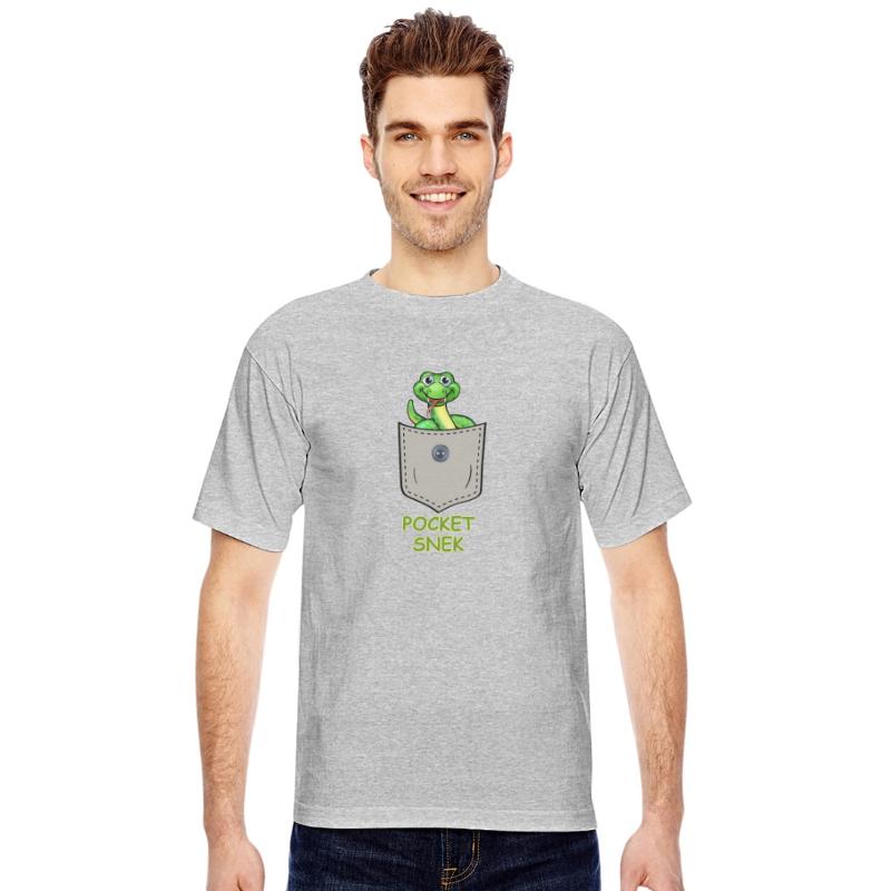 Funny Cute Snake in Pocket Reptile t-shirt