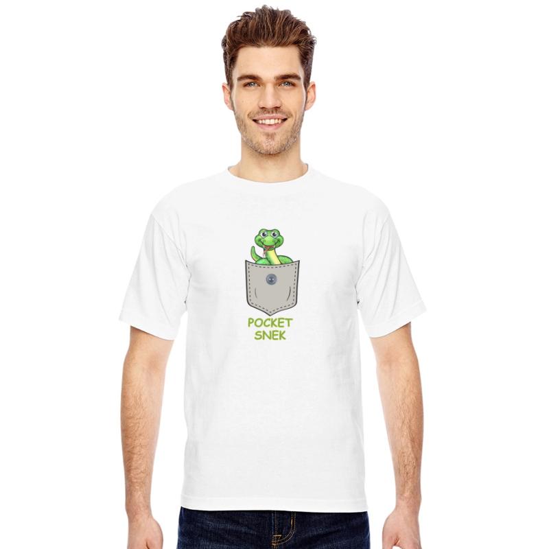 Funny Cute Snake in Pocket Reptile t-shirt
