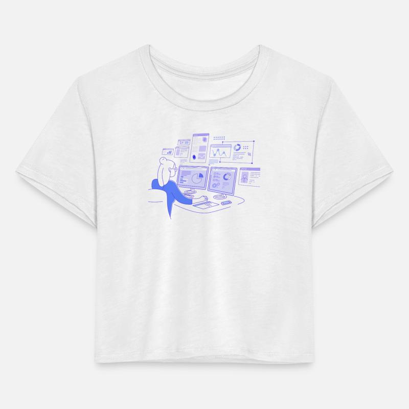 Futuristic Data Analyst Abstract