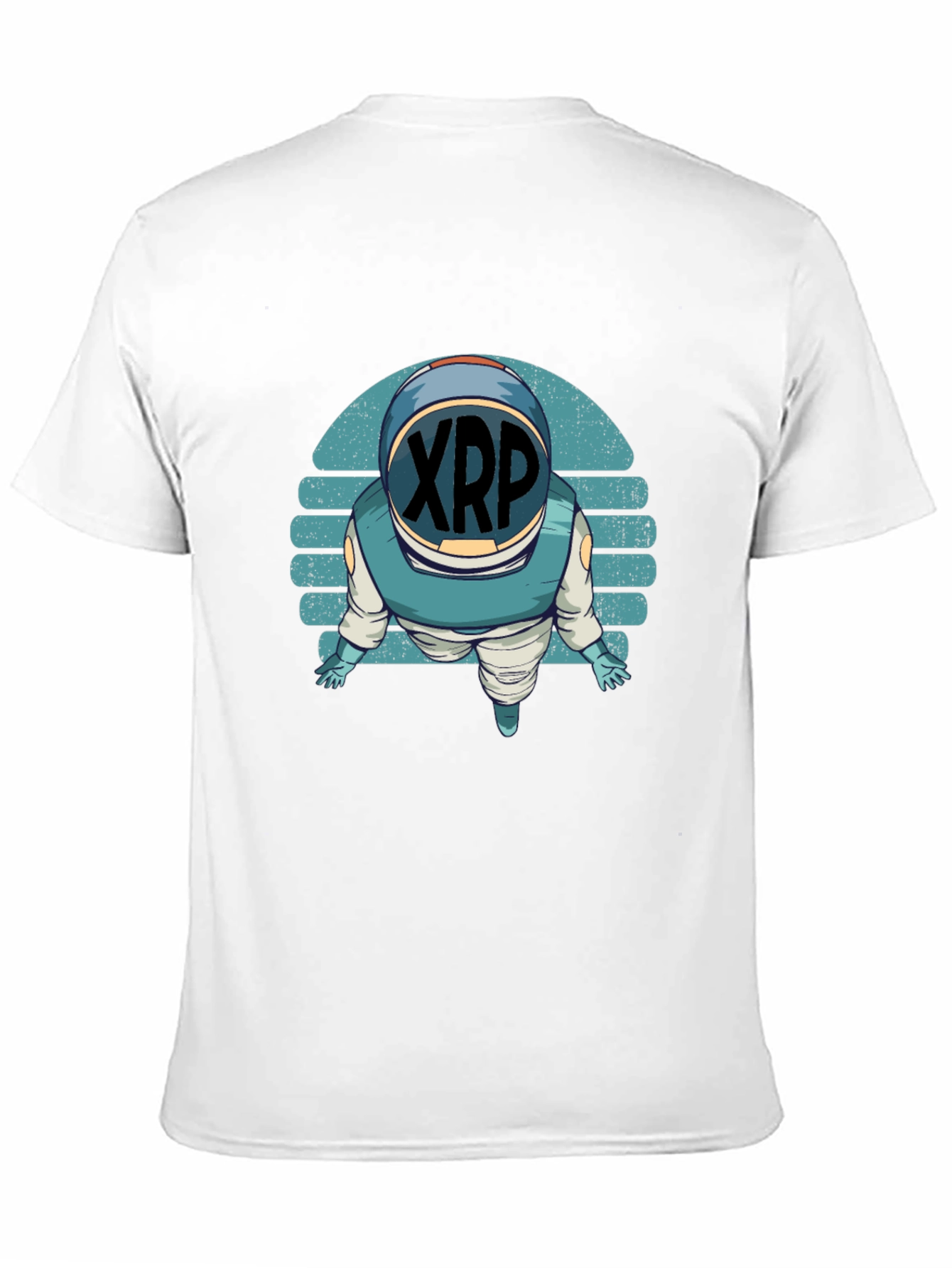 XRP Astronaut T-Shirt - Crypto Space Explorer