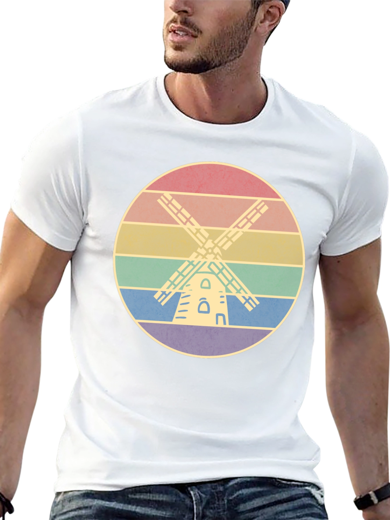 Rainbow Windmill T-Shirt