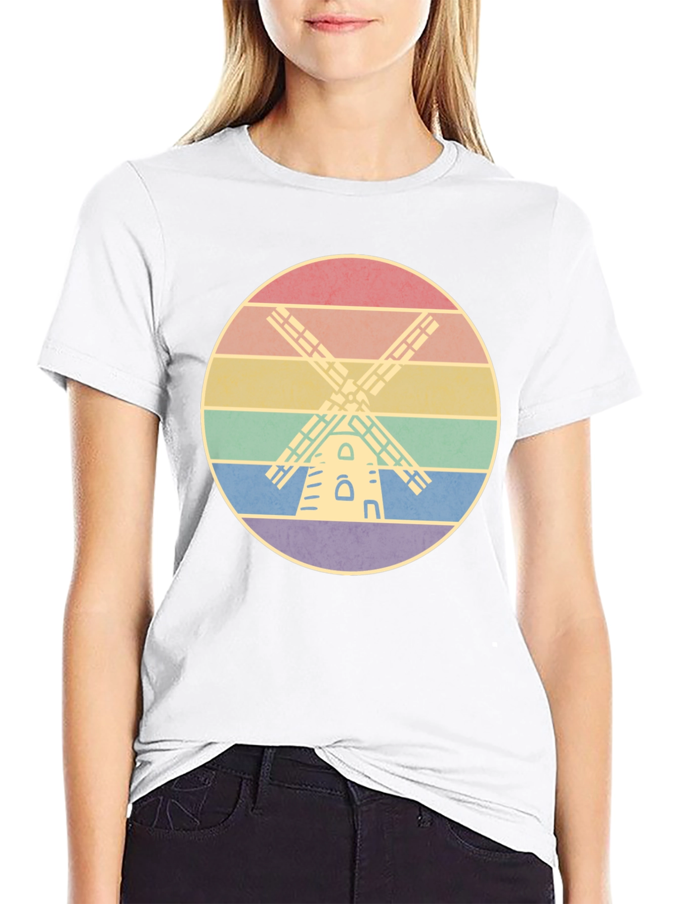Rainbow Windmill T-Shirt