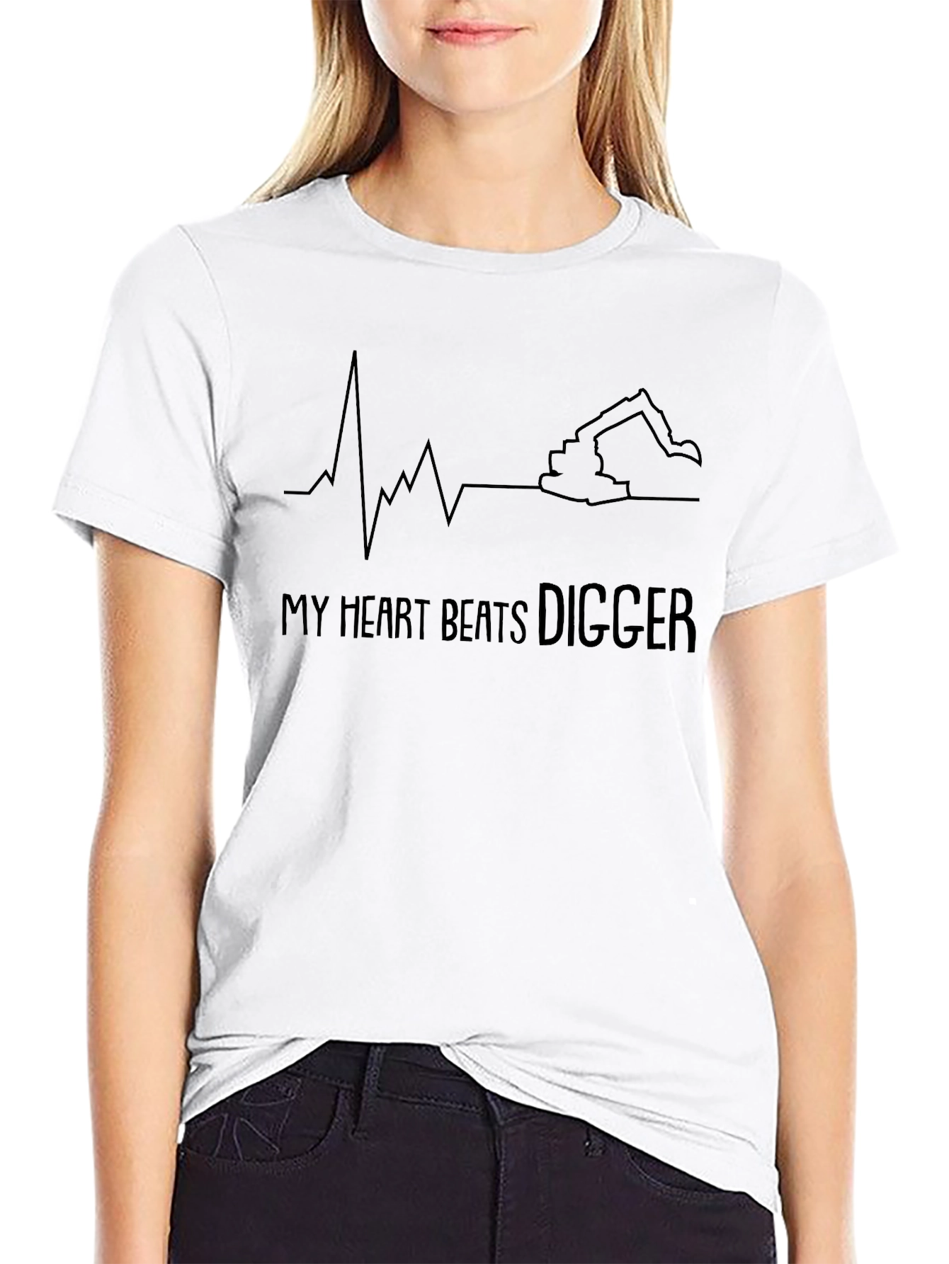 My Heart Beats Digger T-Shirt