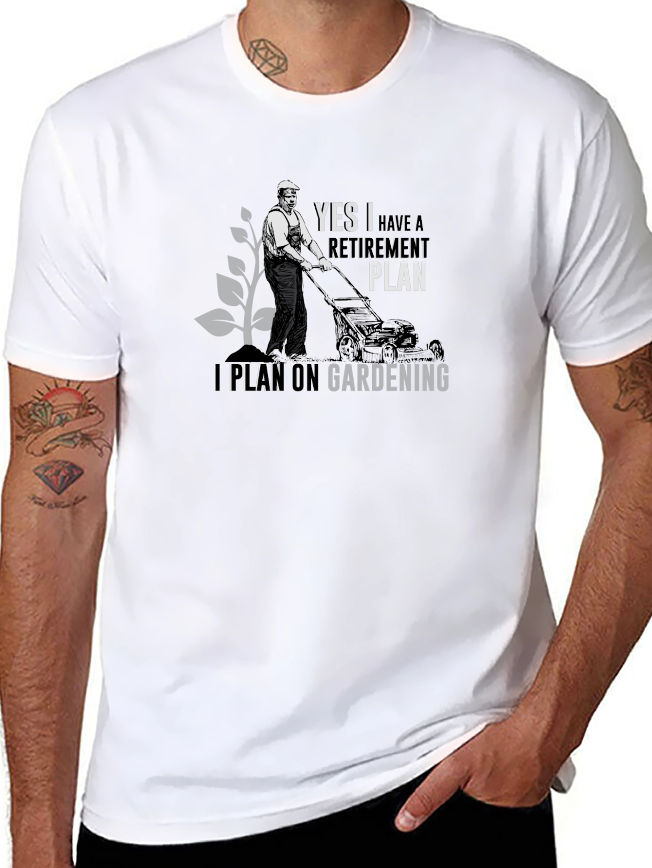 Gardening Retirement Plan Graphic Tee