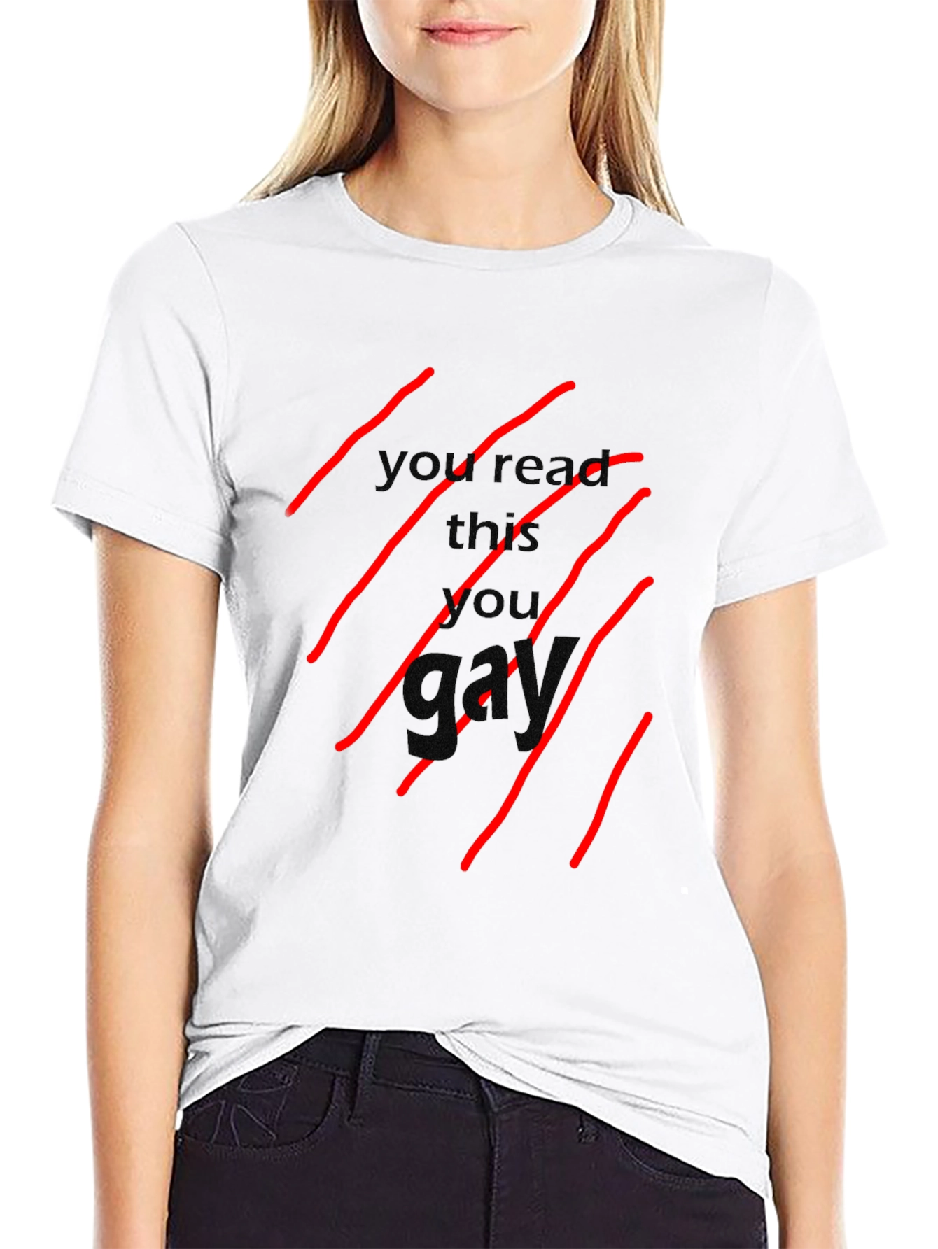 Edgy Graphic Black T-Shirt