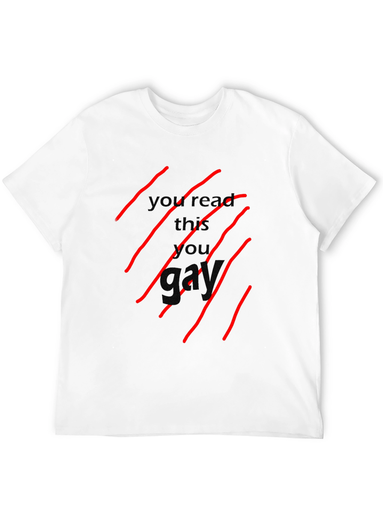 Edgy Graphic Black T-Shirt