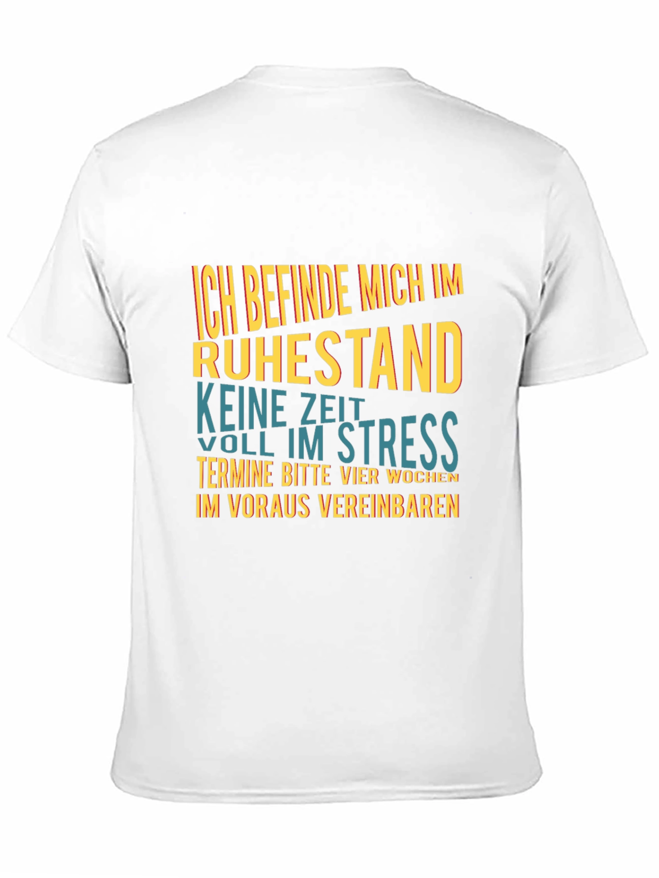 Retirement T-Shirt: Im Retired No Time For Stress!