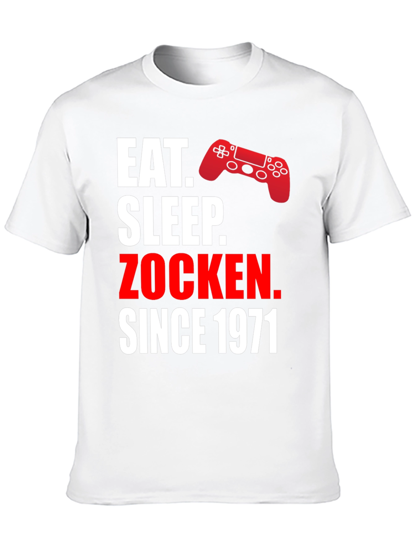 Eat Sleep Zocken Since 1971 Gamer T-Shirt